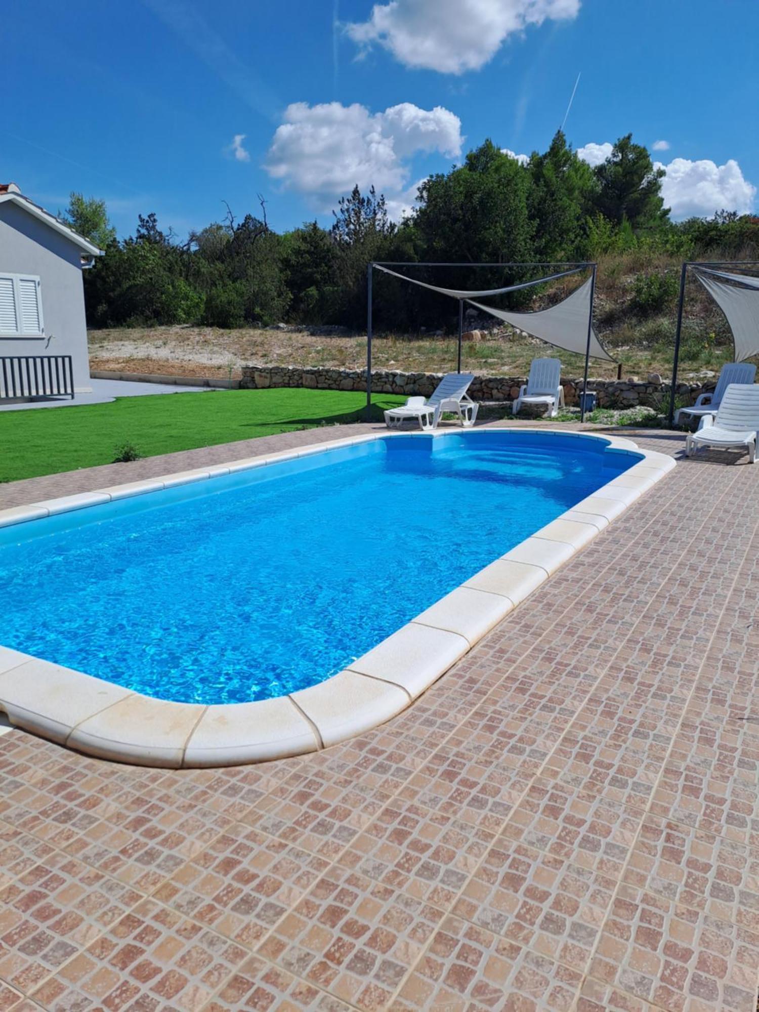 Vila Nane Garden House With Heated Pool Mirce Exteriér fotografie