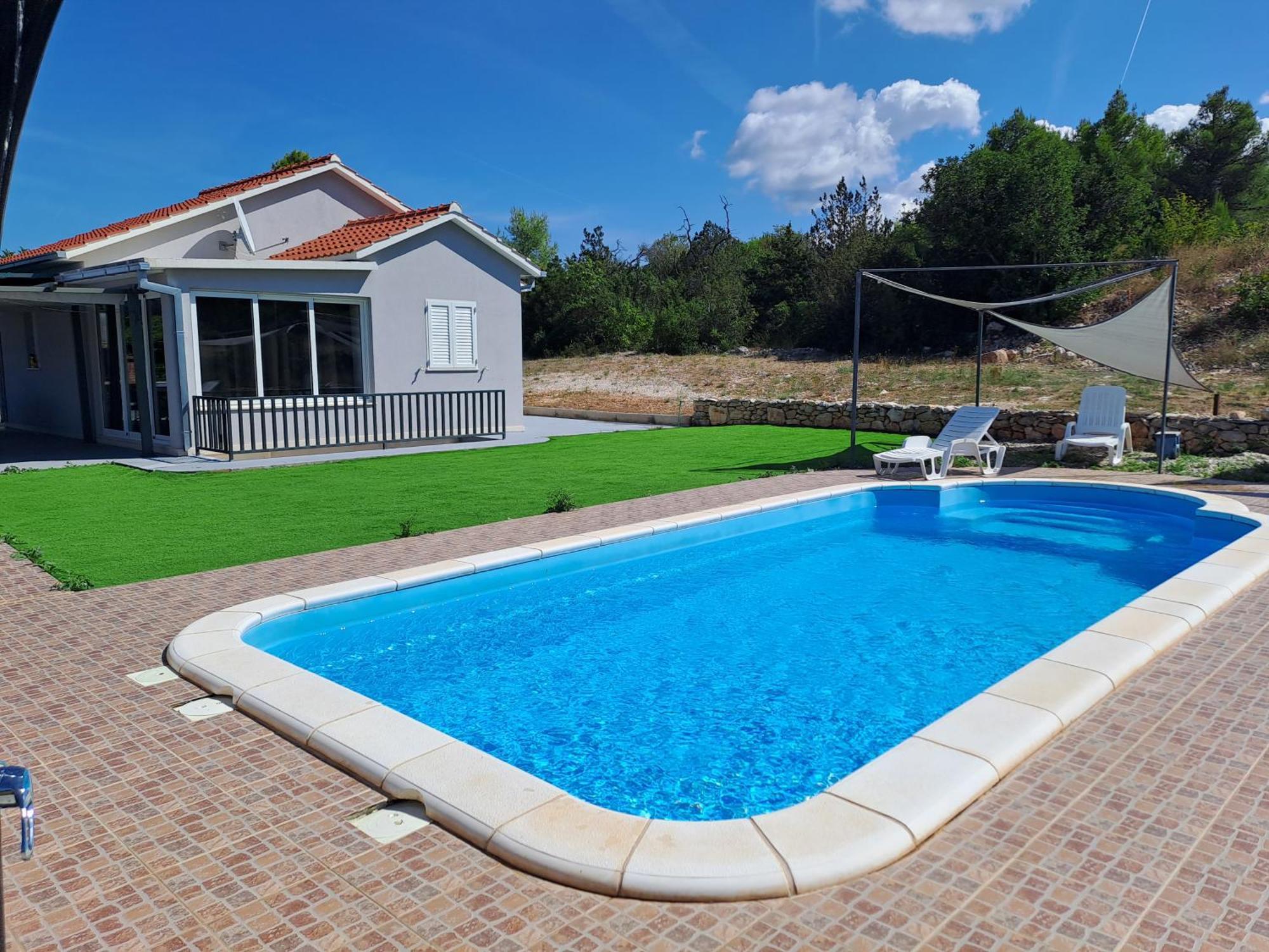 Vila Nane Garden House With Heated Pool Mirce Exteriér fotografie
